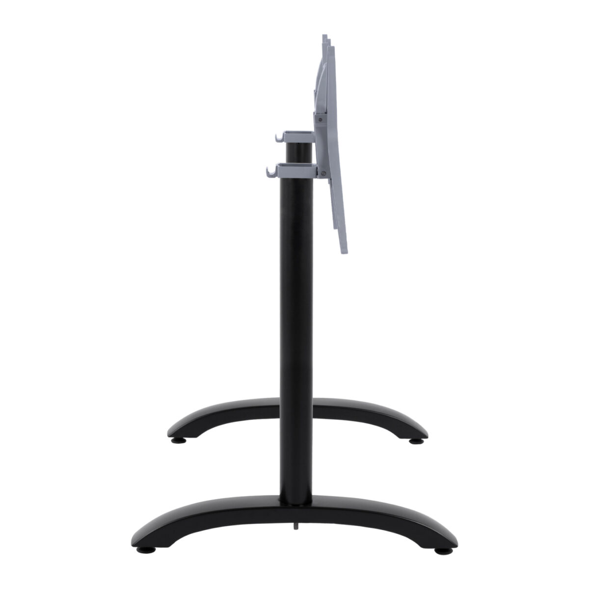 ΒΑΣΗ ΑΛΟΥΜΙΝΙΟΥ ΔΙΣΤΗΛΗ HM468.01 ΜΑΥΡΟ ΜΑΤ 78X59,5X73Υ εκ. - Image 5