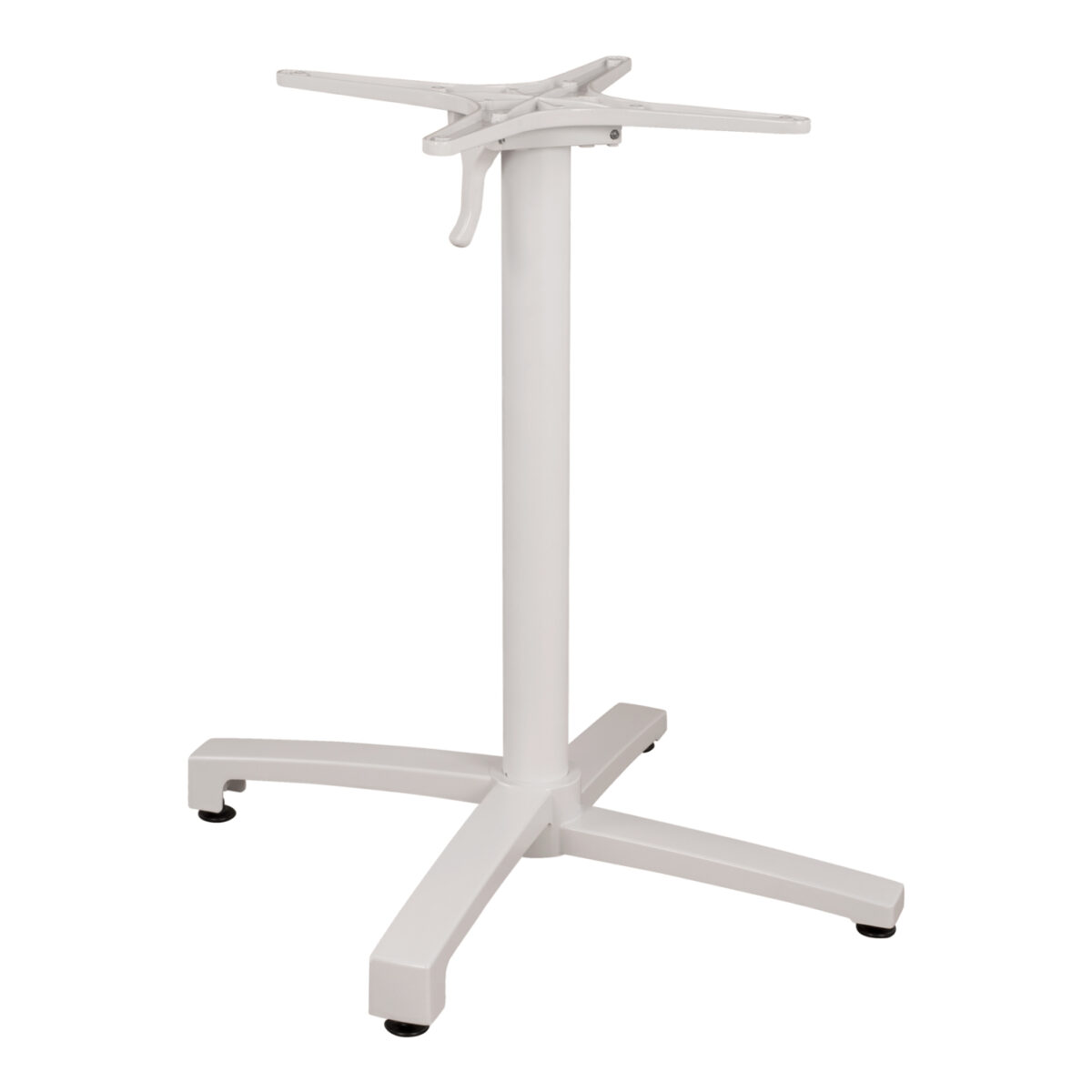 ΒΑΣΗ ΑΛΟΥΜΙΝΙΟΥ HM459.02 ΛΕΥΚΟ ΜΑΤ 69Χ69Χ73Υεκ. ΜΕ ΕΠΙΦΑΝΕΙΑ 48Χ48εκ. - Image 3