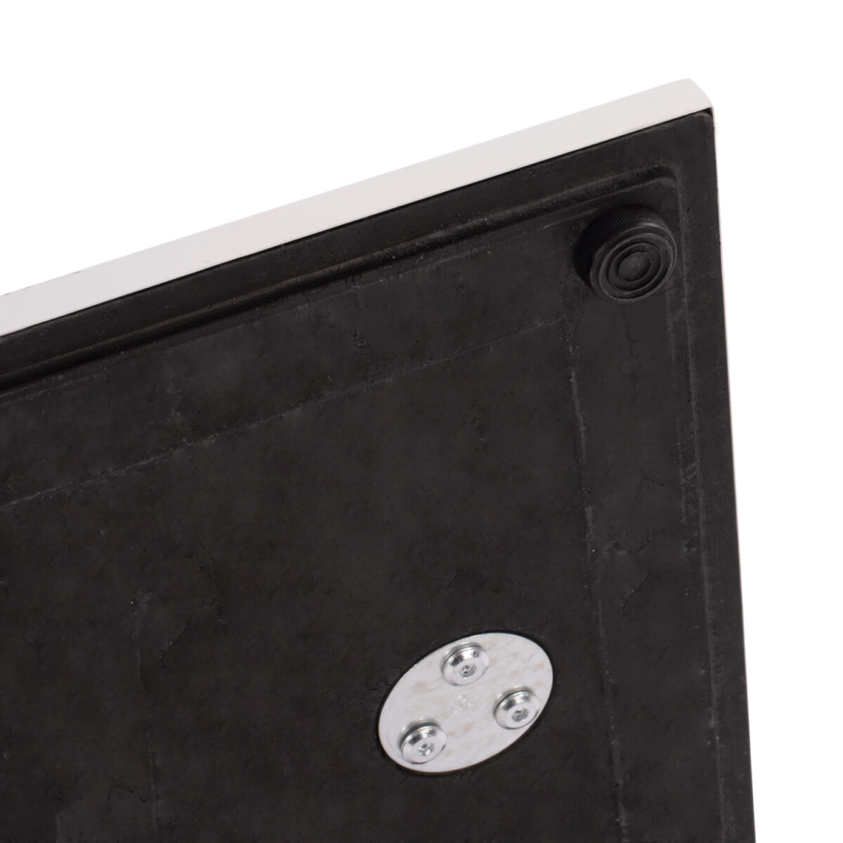 ΒΑΣΗ ΜΕΤΑΛΛΙΚΗ ΔΙΠΛΗ ΛΕΥΚΗ ΜΑΤ 80Χ40Χ72Υεκ. ΜΕ ΡΕΓΟΥΛΑΤΟΡΟΥΣ HM435.12 - Image 6