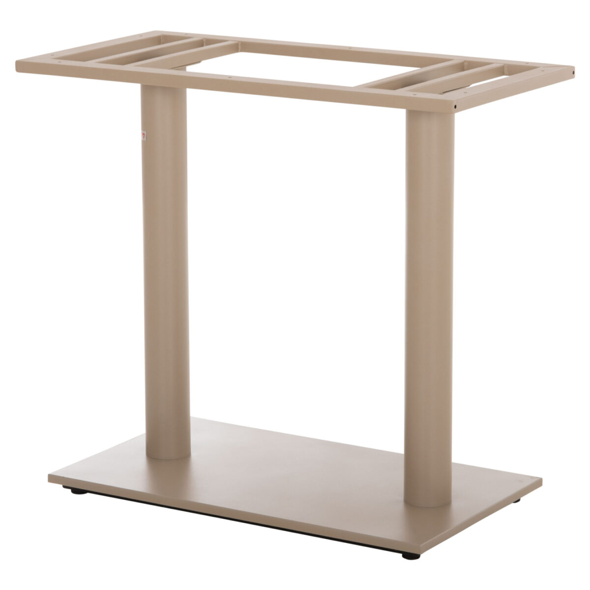 ΒΑΣΗ ΤΡΑΠΕΖΙΟΥ ΜΕΤΑΛΛΙΚΗ ΔΙΠΛΗ HM435.25 ΚΑΠΟΥΤΣΙΝΟ ΜΑΤ ΜΕ ΡΕΓΟΥΛΑΤΟΡΟΥΣ 80Χ40Χ72Υεκ. - Image 6