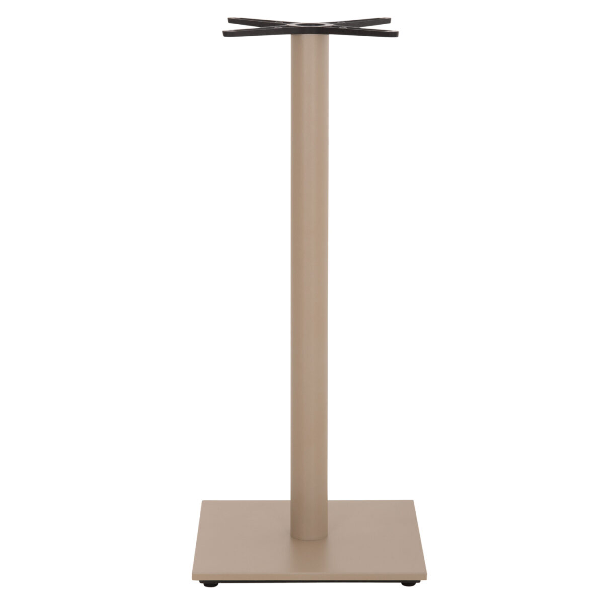 ΒΑΣΗ ΤΡΑΠΕΖΙΟΥ ΜΠΑΡ HM439.25 ΜΕΤΑΛΛΙΚΗ ΚΑΠΟΥΤΣΙΝΟ ΜΑΤ-ΡΕΓΟΥΛΑΤΟΡΟΙ 46x46x108Yεκ. - Image 3