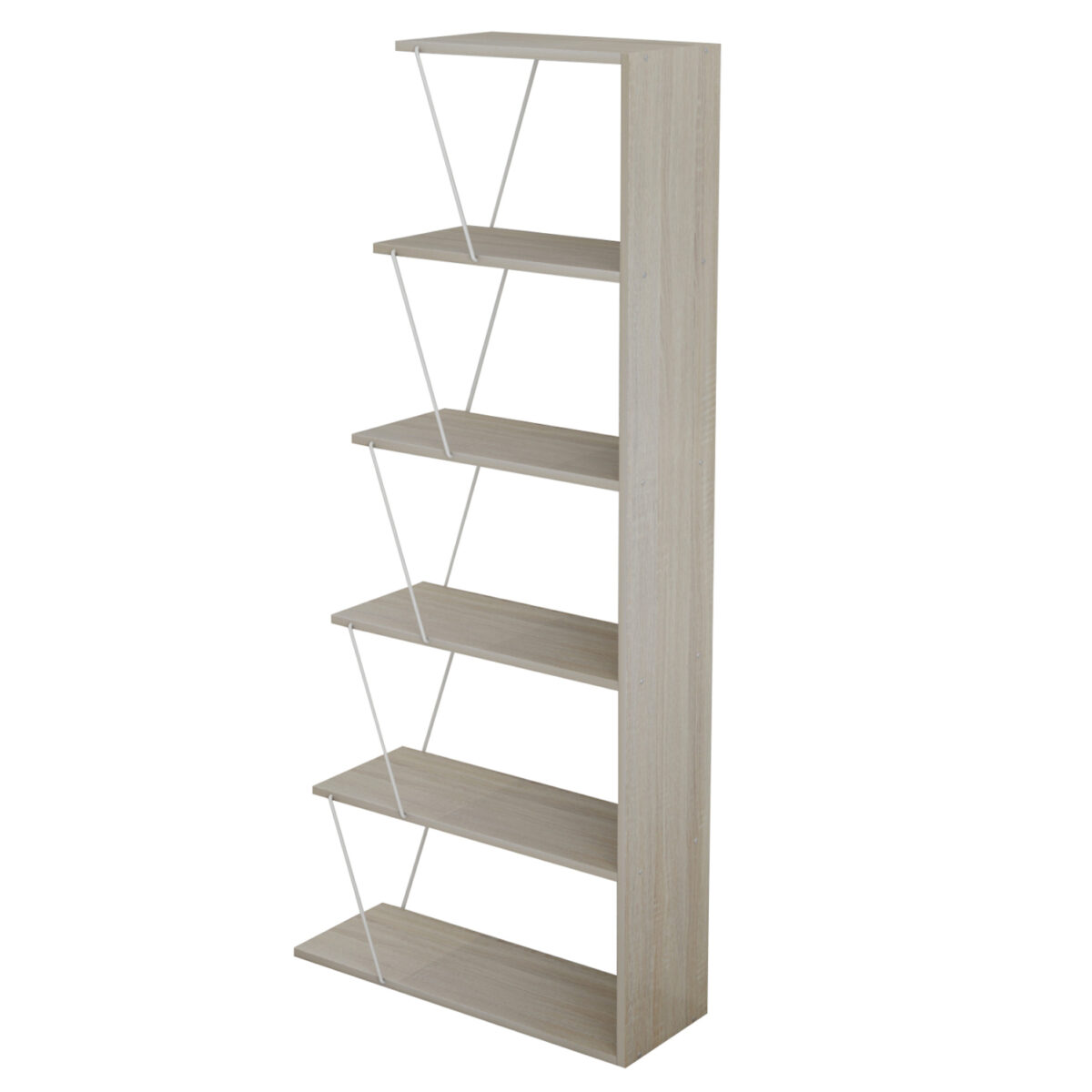 ΒΙΒΛΙΟΘΗΚΗ ΜΕΛΑΜΙΝΗΣ MINI TARS SONOMA ΛΕΥΚΟ HM2241.11 65x22-24x146Υεκ. - Image 4