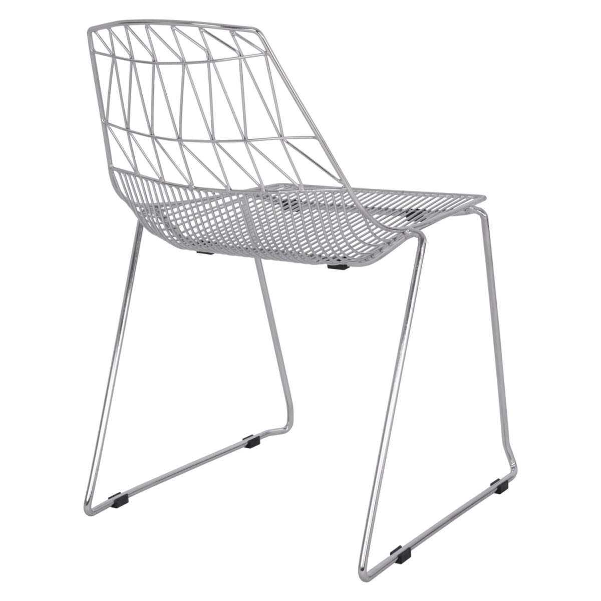 ΚΑΡΕΚΛΑ ΜΕΤΑΛΛΙΚΗ ΑΣΗΜΙ ICARUS HM8010.10 54x57x79cm - Image 5