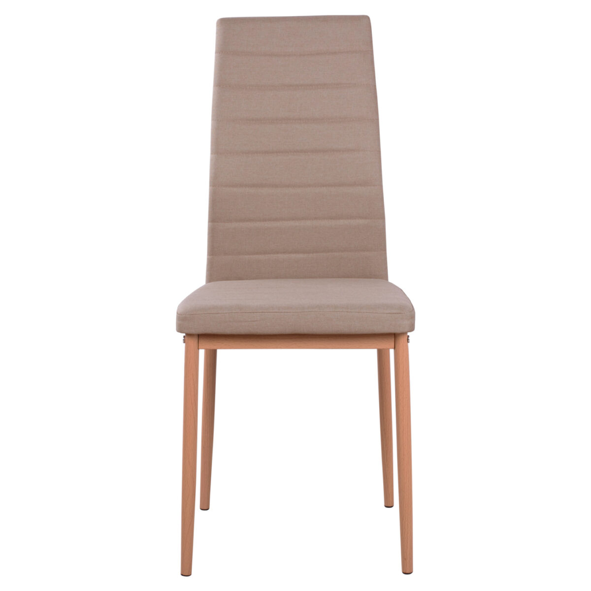 ΚΑΡΕΚΛΑ ΜΕΤΑΛΛΙΚΗ LADY HM0037.14 ΜΠΕΖ ΥΦΑΣΜΑ ΜΕΤΑΛΛΙΚΟ ΣΚΕΛΕΤΟ K/D 40x48x95 εκ. - Image 3