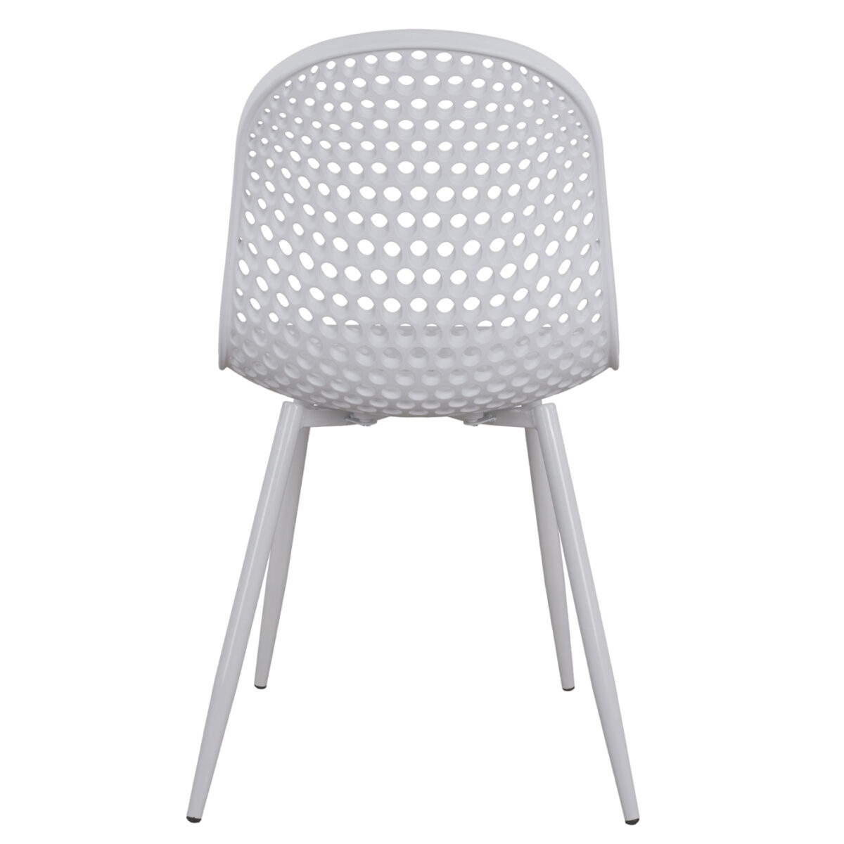 ΚΑΡΕΚΛΑ ΠΟΛΥΠΡΟΠΥΛΕΝΙΟΥ MILANA HM8512.01 ΛΕΥΚΟ ΜΕ ΜΕΤΑΛΛΙΚΑ ΠΟΔΙΑ 45X51X84Υ εκ. - Image 7