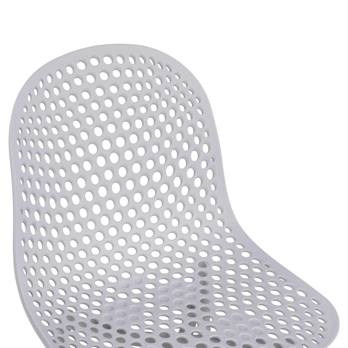 ΚΑΡΕΚΛΑ ΠΟΛΥΠΡΟΠΥΛΕΝΙΟΥ MILANA HM8512.01 ΛΕΥΚΟ ΜΕ ΜΕΤΑΛΛΙΚΑ ΠΟΔΙΑ 45X51X84Υ εκ. - Image 8