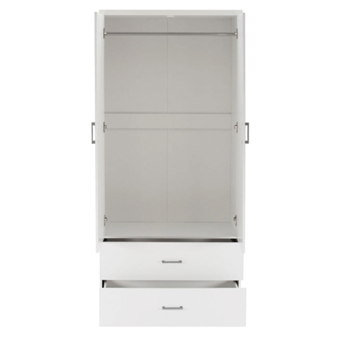 ΝΤΟΥΛΑΠΑ 4ΦΥΛΛΗ REINA ME 4 ΣΥΡΤΑΡΙΑ HM21258 ΜΕΛΑΜΙΝΗ ΣΕ ΛΕΥΚΟ 160x42,5x180,5Υεκ - Image 4