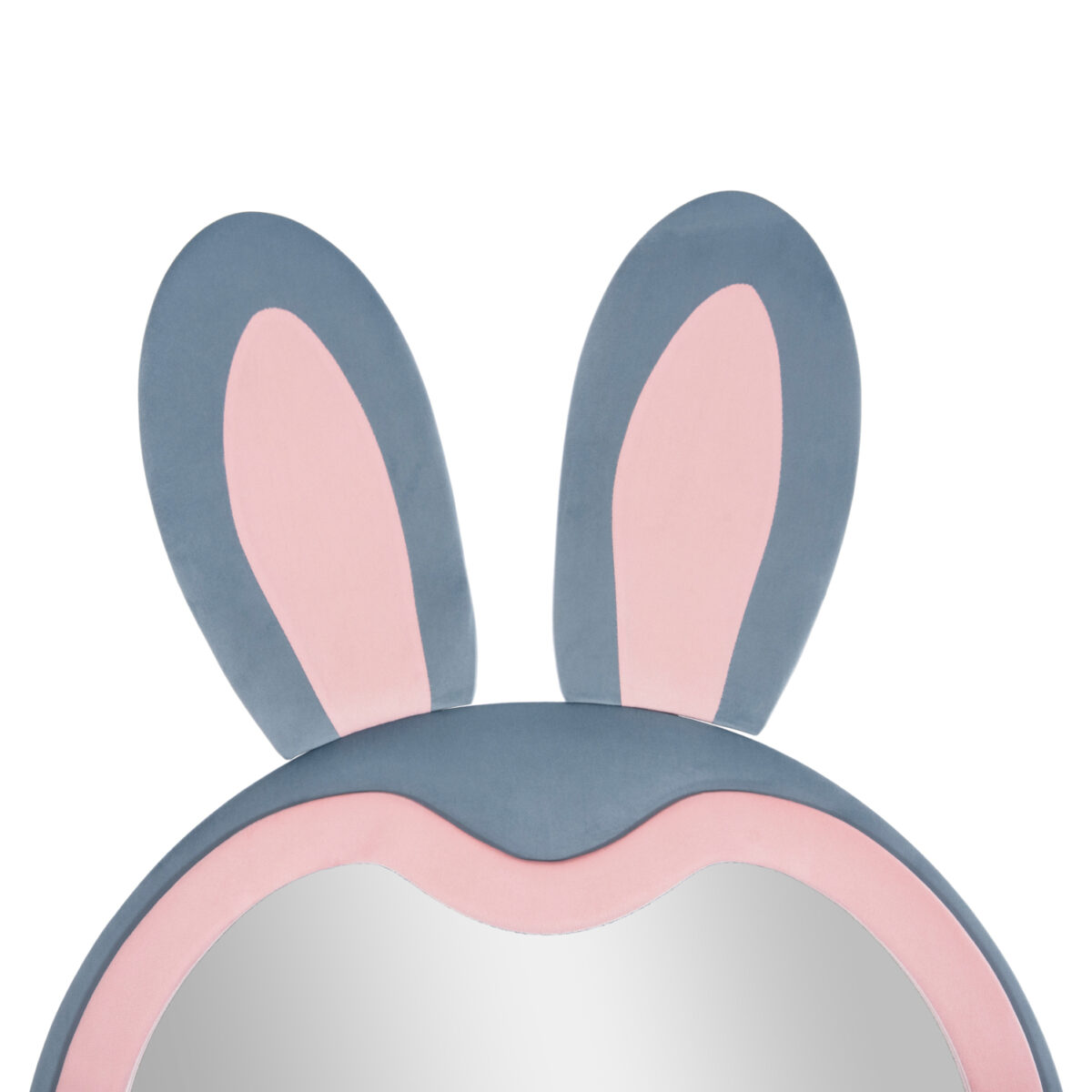 ΠΑΙΔΙΚΟΣ ΚΑΘΡΕΦΤΗΣ ΔΑΠΕΔΟΥ BUNNY HM4489.02 MDF ΡΟΖ & ΜΠΛΕ-ΜΑΥΡΟ STAND 80x162Υεκ. - Image 6