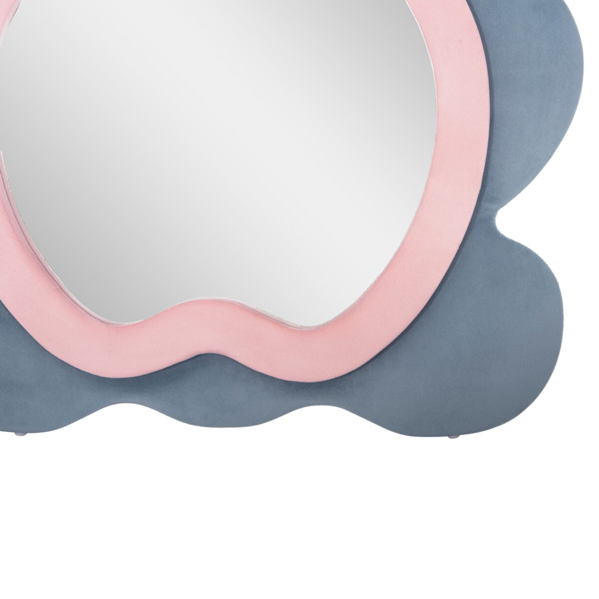 ΠΑΙΔΙΚΟΣ ΚΑΘΡΕΦΤΗΣ ΔΑΠΕΔΟΥ BUNNY HM4489.02 MDF ΡΟΖ & ΜΠΛΕ-ΜΑΥΡΟ STAND 80x162Υεκ. - Image 7