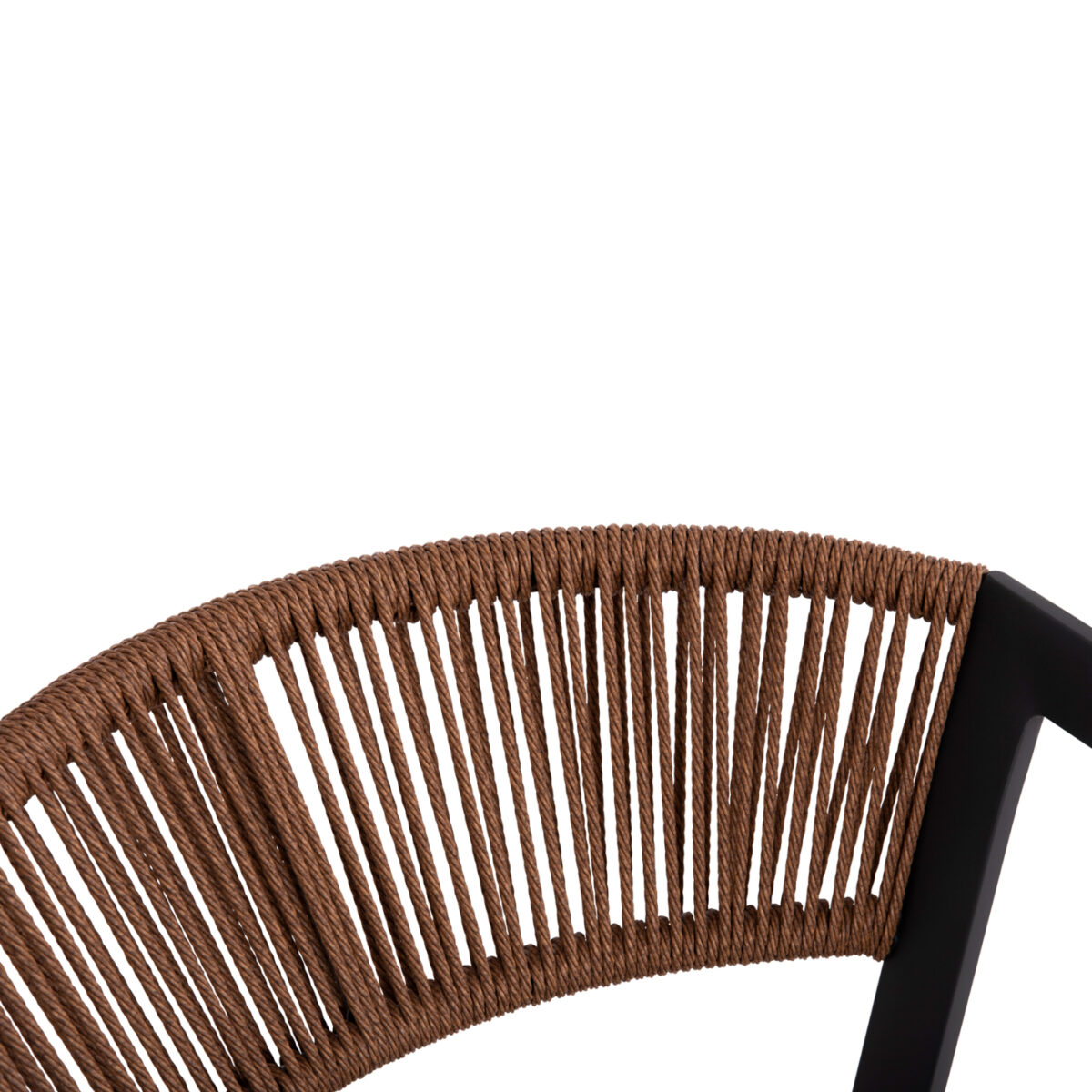 ΠΟΛΥΘΡΟΝΑ ΑΛΟΥΜΙΝΙΟΥ HM5891.01 ΑΝΘΡΑΚΙ ΣΚΕΛΕΤΟΣ&TEXTLINE-ΜΠΕΖ RATTAN 56,5x58x79Υ εκ. - Image 7