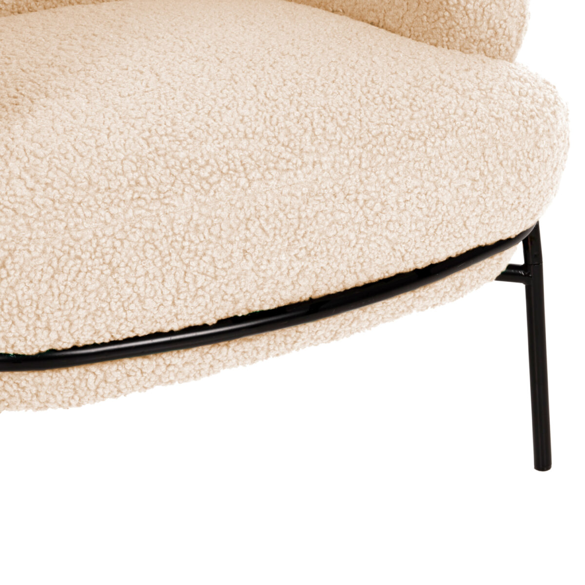 ΠΟΛΥΘΡΟΝΑ AGNES HM9525.23 ΛΕΥΚΟ ΜΠΟΥΚΛΕ-ΜΑΥΡΑ ΜΕΤΑΛΛΙΚΑ ΠΟΔΙΑ 74x71x83Υεκ. - Image 8