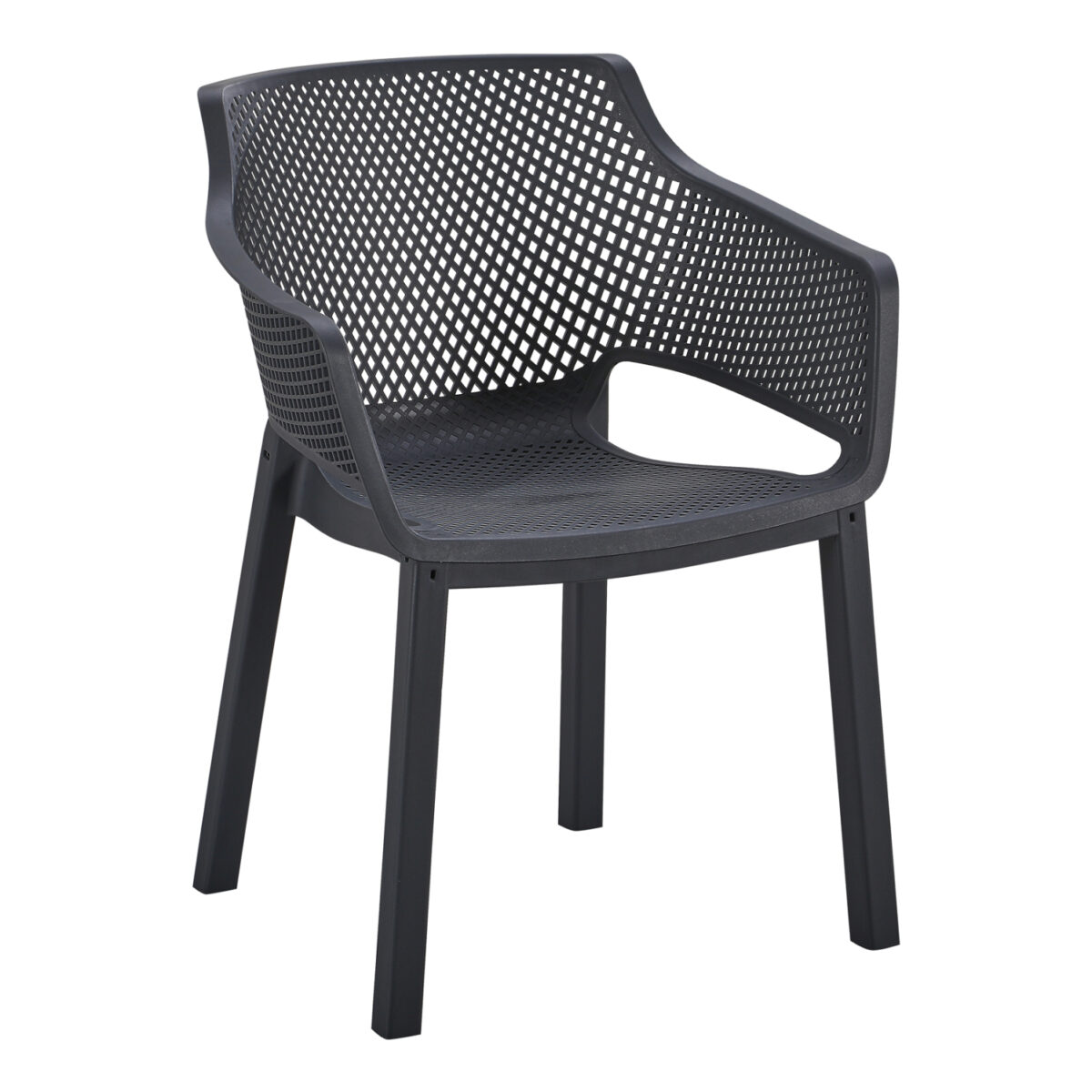 ΠΟΛΥΘΡΟΝΑ ΠΟΛΥΠΡΟΠΥΛΕΝΙΟΥ PEGGY HM6368.02 ΜΑΥΡΟ 60x55x79Υεκ