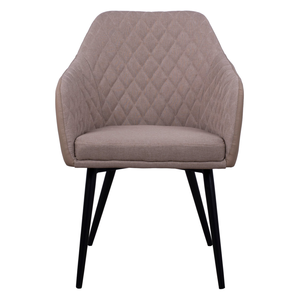 ΠΟΛΥΘΡΟΝΑΚΙ CHARLES HM8522.07 ΜΕ ΥΦΑΣΜΑ ΜΠΕΖ & PU ΜΠΕΖ 57x63x83Υ εκ. - Image 3