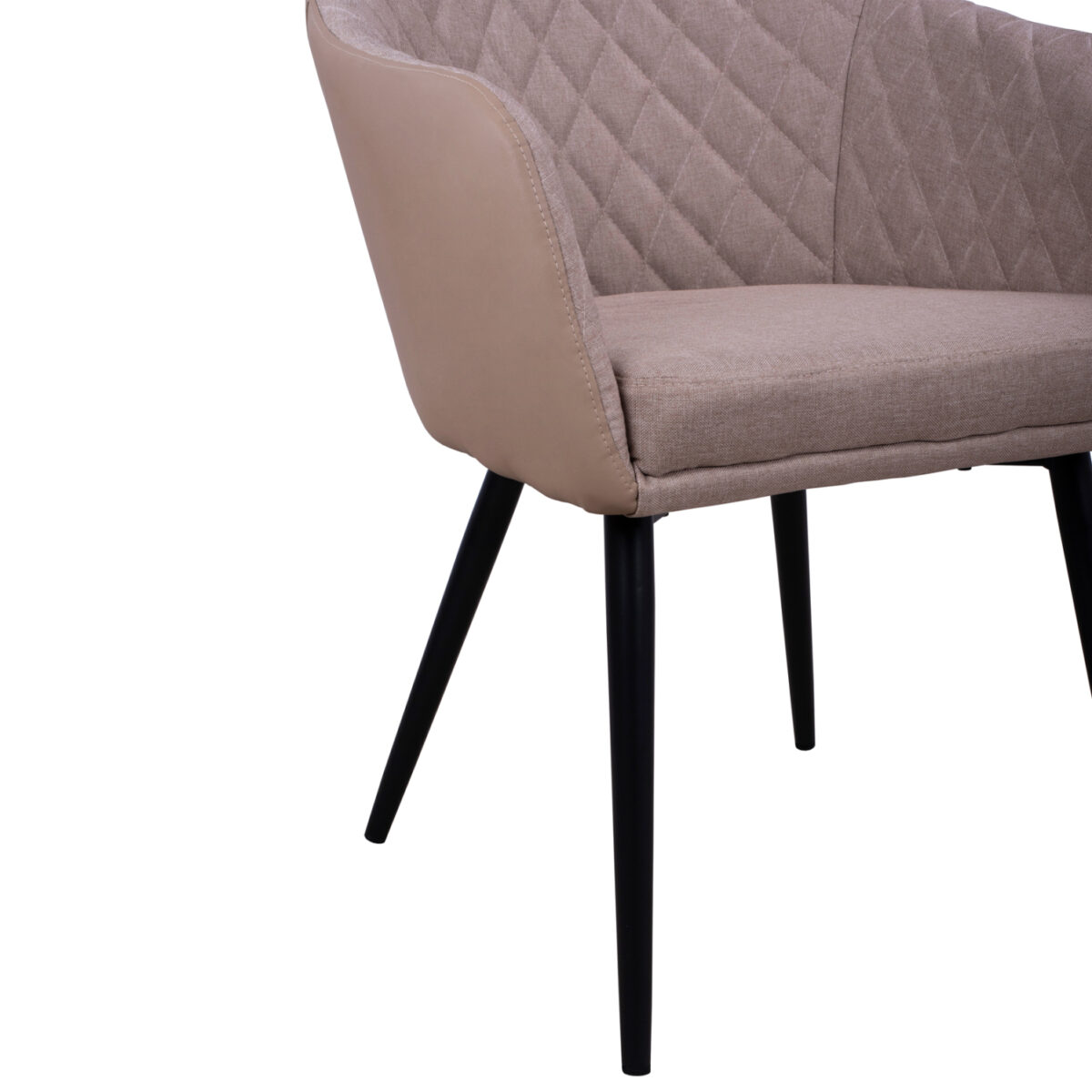 ΠΟΛΥΘΡΟΝΑΚΙ CHARLES HM8522.07 ΜΕ ΥΦΑΣΜΑ ΜΠΕΖ & PU ΜΠΕΖ 57x63x83Υ εκ. - Image 9