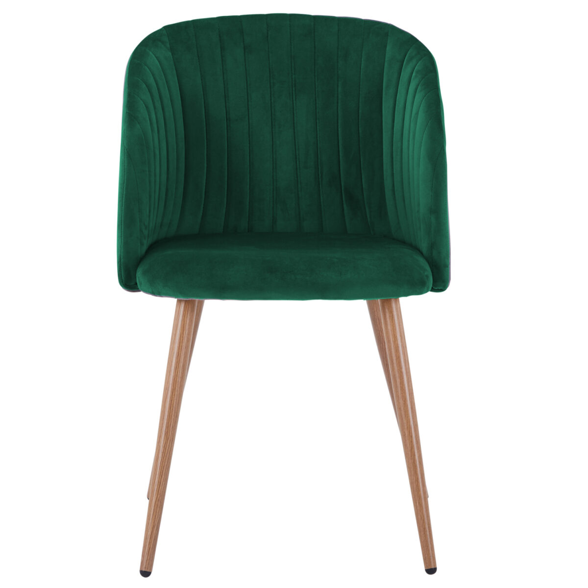 ΠΟΛΥΘΡΟΝΑΚΙ LEAH HM8543.03 ΜΕ ΒΕΛΟΥΔΟ ΚΥΠΑΡΙΣΣΙ ΚΑΙ ΜΕΤΑΛΛΙΚΑ ΠΟΔΙΑ  51x58x81Υ εκ. - Image 3