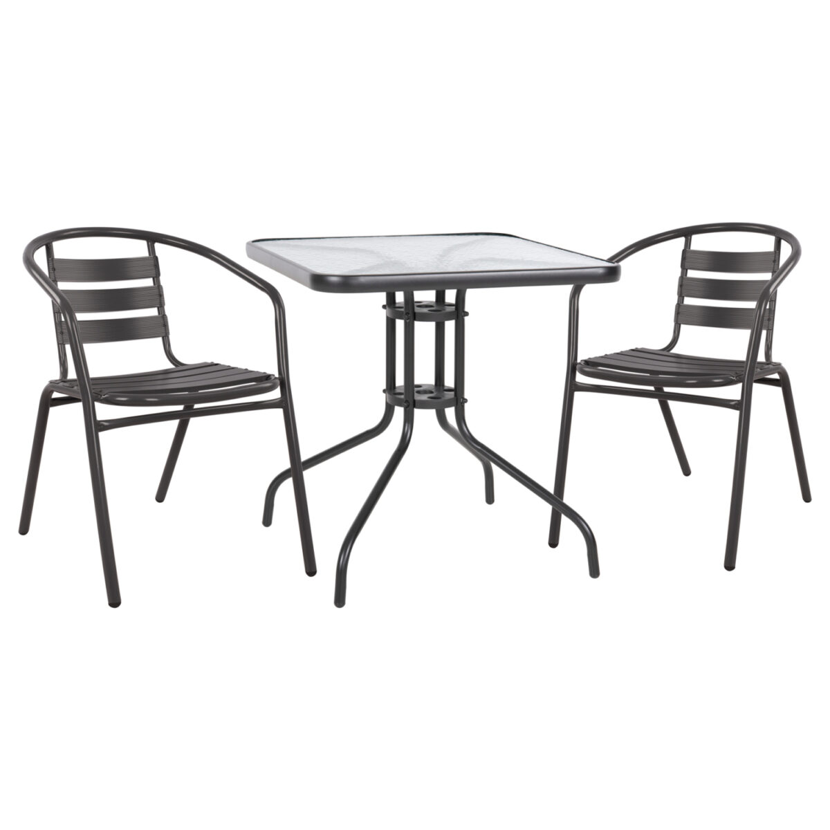 set-3tmch-me-trapezi-70ch70ch72y-polythr ΣΕΤ 3ΤΜΧ ΜΕ ΤΡΑΠΕΖΙ FIGO 70Χ70Χ72Υ & ΠΟΛΥΘΡΟΝΕΣ LAURA ΓΚΡΙ ΧΡΩΜΑ HM10469 - Image 1