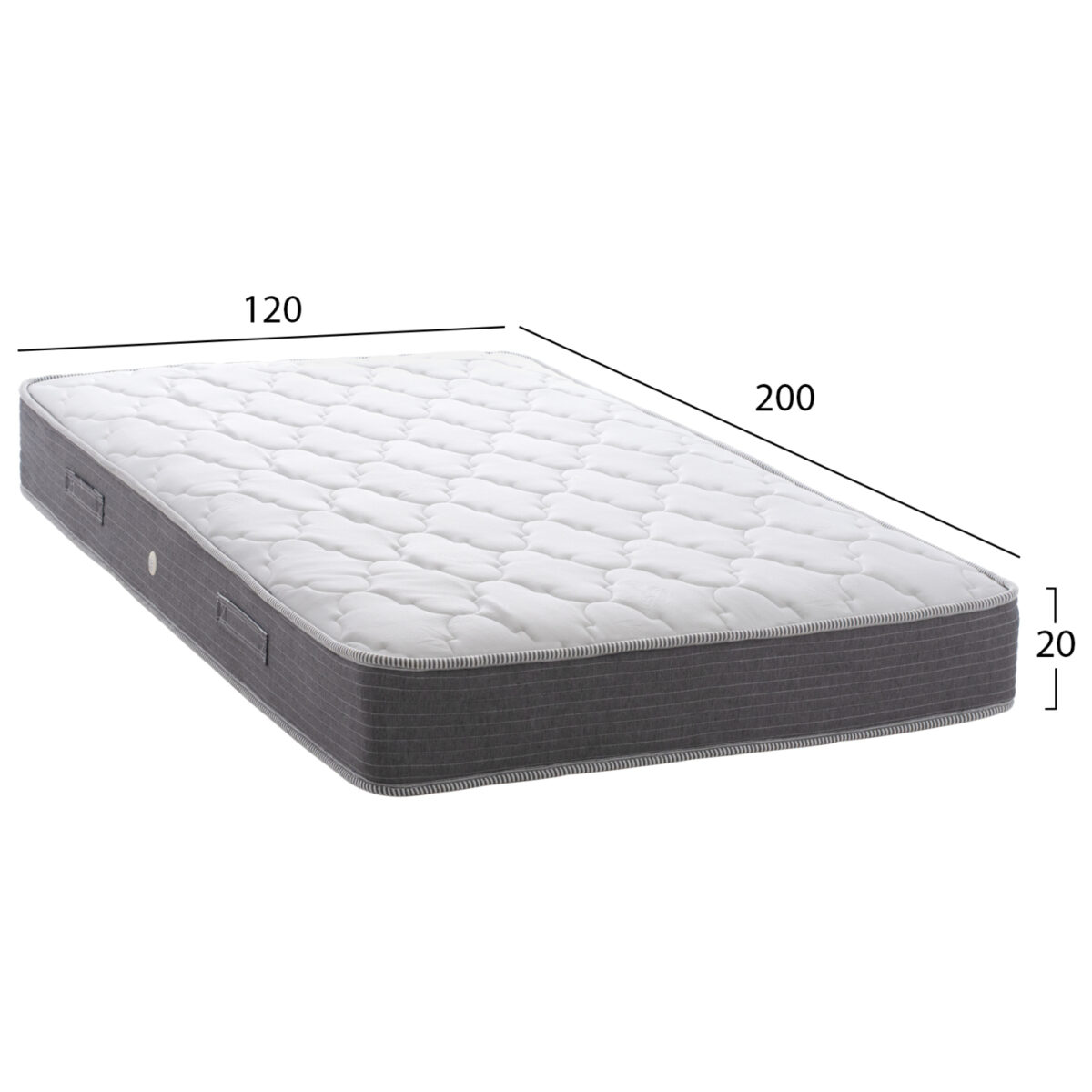 ΣΤΡΩΜΑ DREAMTOPIA ΣΕΙΡΑ LULLABY ALOE VERA HM655.120 BONNELL SPRING 120x200x20Y εκ. - Image 2