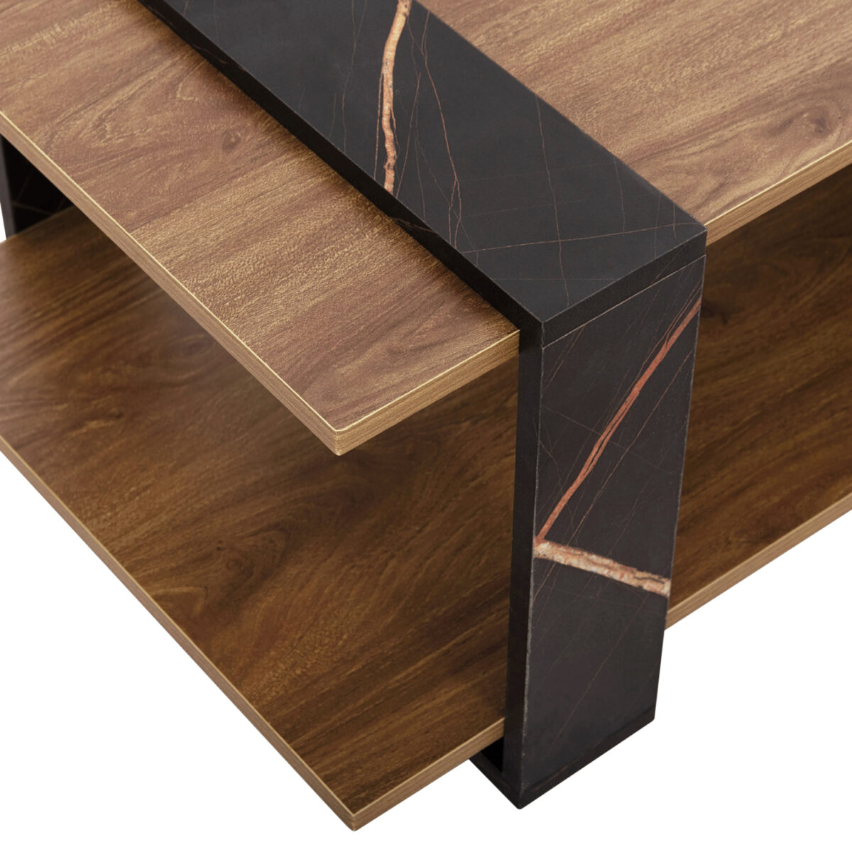 ΤΡΑΠΕΖΙ ΣΑΛΟΝΙΟΥ WILMA HM8950.12 ΜΕΛΑΜΙΝΗ ΣΕ ΦΥΣΙΚΟ-ΜΑΥΡΟ ΜΑΡΜΑΡΟ 80Χ50Χ35Υεκ. - Image 10