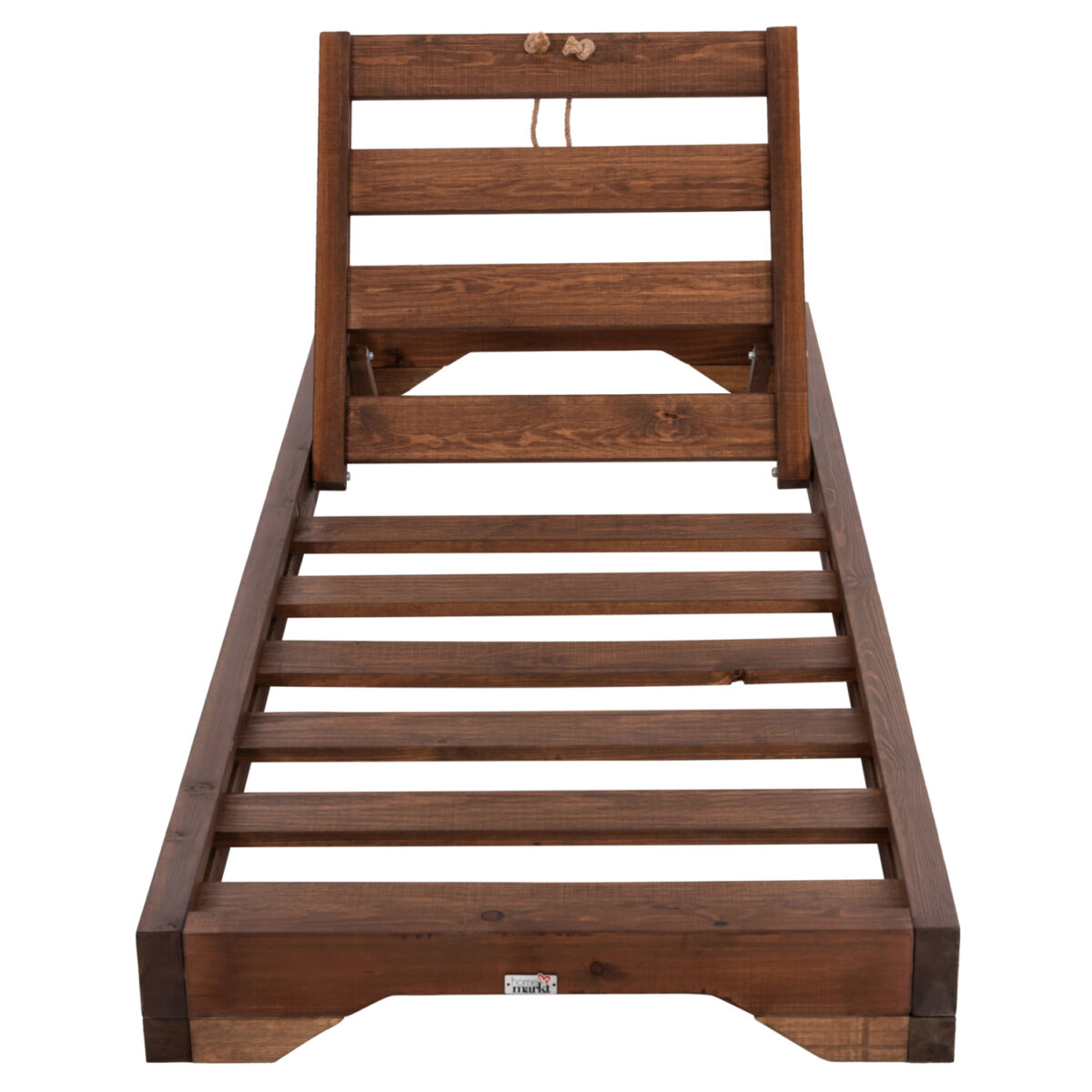 ΞΑΠΛΩΣΤΡΑ IKARIA ΜΕ ΠΟΔΙ HM6107.01 ΠΕΥΚΟ ΣΕ ΚΑΡΥΔΙ-ΜΟΝΟ ΣΚΕΛΕΤΟΣ 80x208x100Yεκ. - Image 3