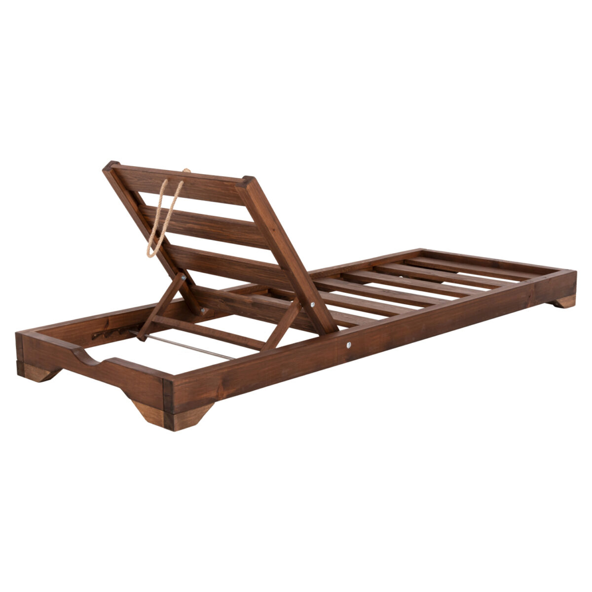 ΞΑΠΛΩΣΤΡΑ IKARIA ΜΕ ΠΟΔΙ HM6107.01 ΠΕΥΚΟ ΣΕ ΚΑΡΥΔΙ-ΜΟΝΟ ΣΚΕΛΕΤΟΣ 80x208x100Yεκ. - Image 5