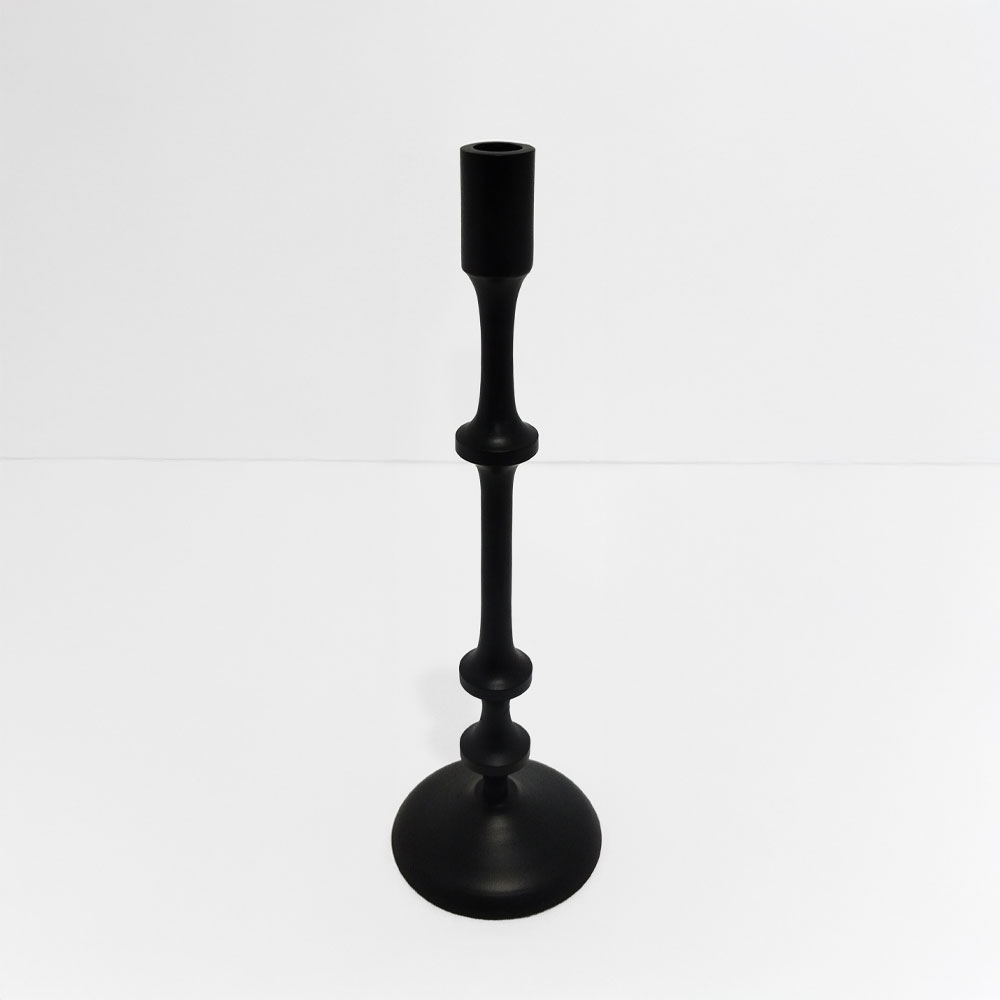 NIO ΚΗΡΟΠΗΓΙΟ 13x13x39cm ΑΛΟΥΜΙΝΙΟ ΜΑΥΡΟ