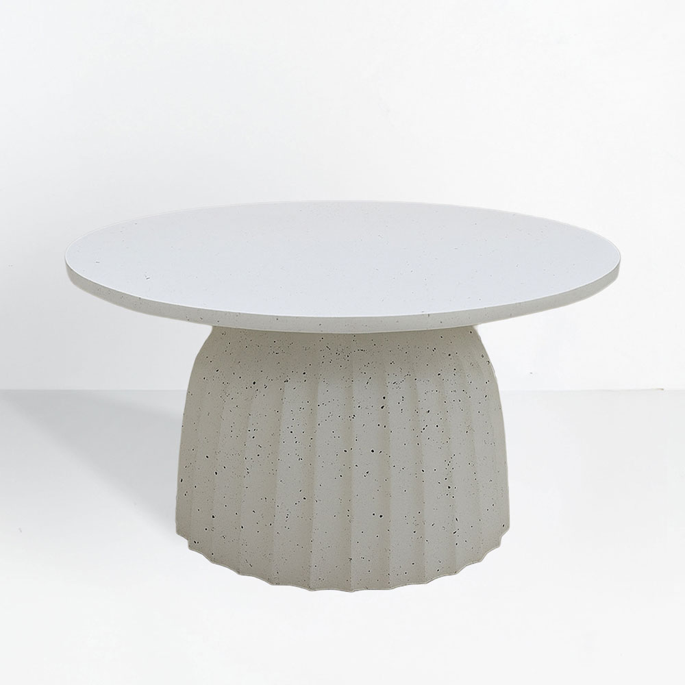 04-1200_100-K0IS7_1 TOLEDO COFFEE TABLE ΛΕΥΚΟ ΜΕ PATTERN 60x60x38cm - Image 2
