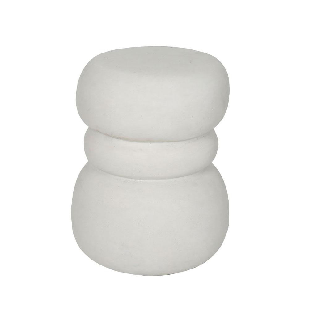 NIVO SIDE TABLE ΑΣΠΡΟ 35x37x47cm