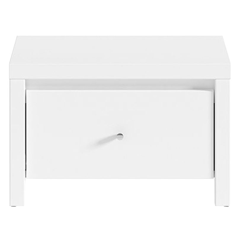 Κομοδίνο Fansi  λευκό 51x40.5x33.5εκ