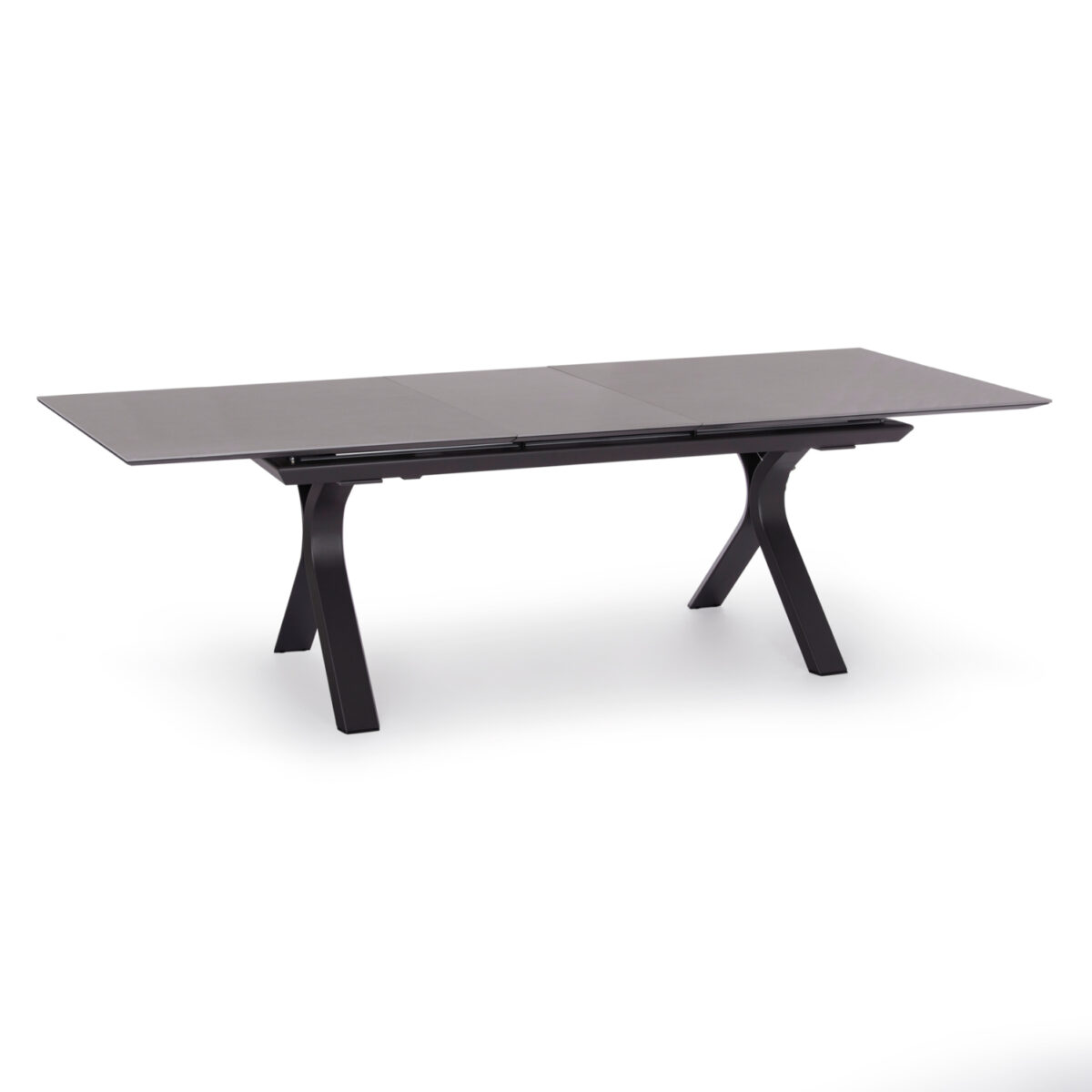 ΣΕΤ ΤΡΑΠΕΖΑΡΙΑΣ 7TMX ANDROMEDA (S) SM21254 ΑΛΟΥΜΙΝΙΟ-SINTERED STONE ΣΚΟΥΡΟ ΓΚΡΙ - Image 3