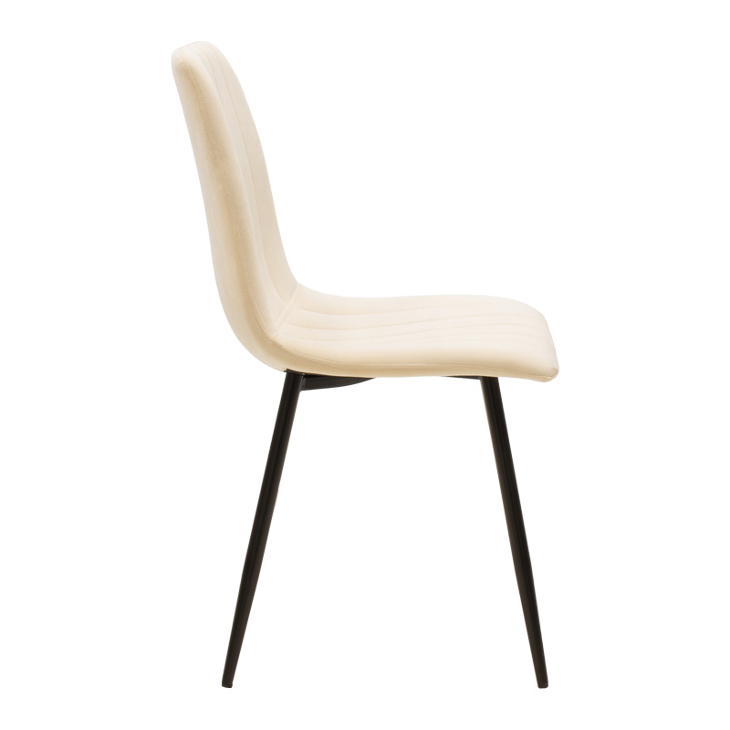 200-001416-2 Τραπεζαρία Balou-Noor  σετ 5τεμ MDF μαύρο-μπεζ Φ100x73εκ - Image 3