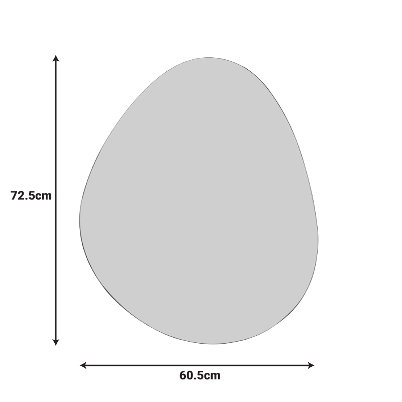 298-000045-1 Καθρέπτης Hahoe Inart 60x1x72.5εκ - Image 2