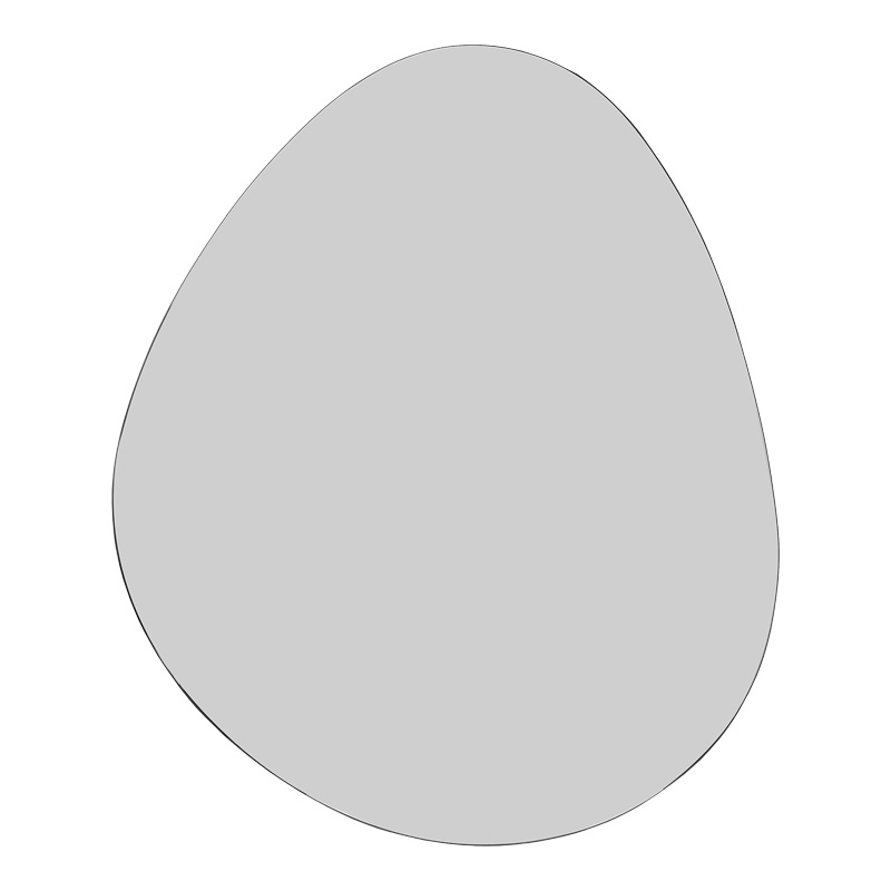 298-000045 Καθρέπτης Hahoe Inart 60x1x72.5εκ - Image 1