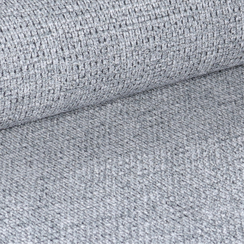 320-000019-4 Καρέκλα Loukrizia  ανοιχτό γκρι ύφασμα-πόδι μαύρο μέταλλο 56x63.5x82εκ - Image 5