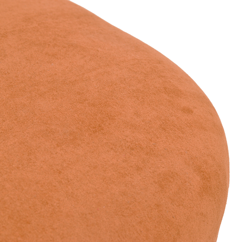 392-000010-6 Πολυθρόνα περιστρεφόμενη Zenny  υφασμα terracotta 64x85x68εκ - Image 7