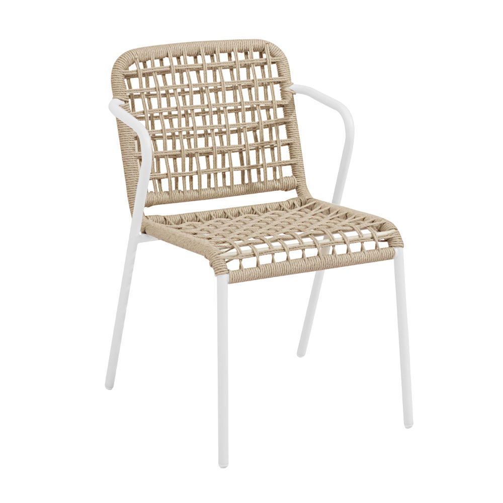 KARE ΚΑΡΕΚΛΑ ΛΕΥΚΟ ΦΥΣΙΚΟ 62x56x82cm