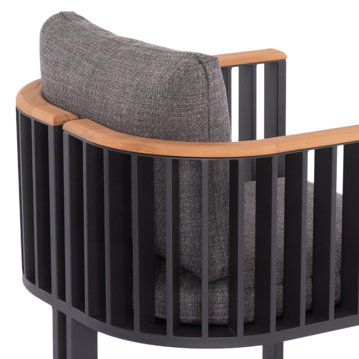 7 ΣΕΤ ΤΡΑΠΕΖΑΡΙΑΣ 7TMX ANDROMEDA (S) SM21253 ΑΛΟΥΜΙΝΙΟ-SINTERED STONE ΣΚΟΥΡΟ ΓΚΡΙ - Image 8