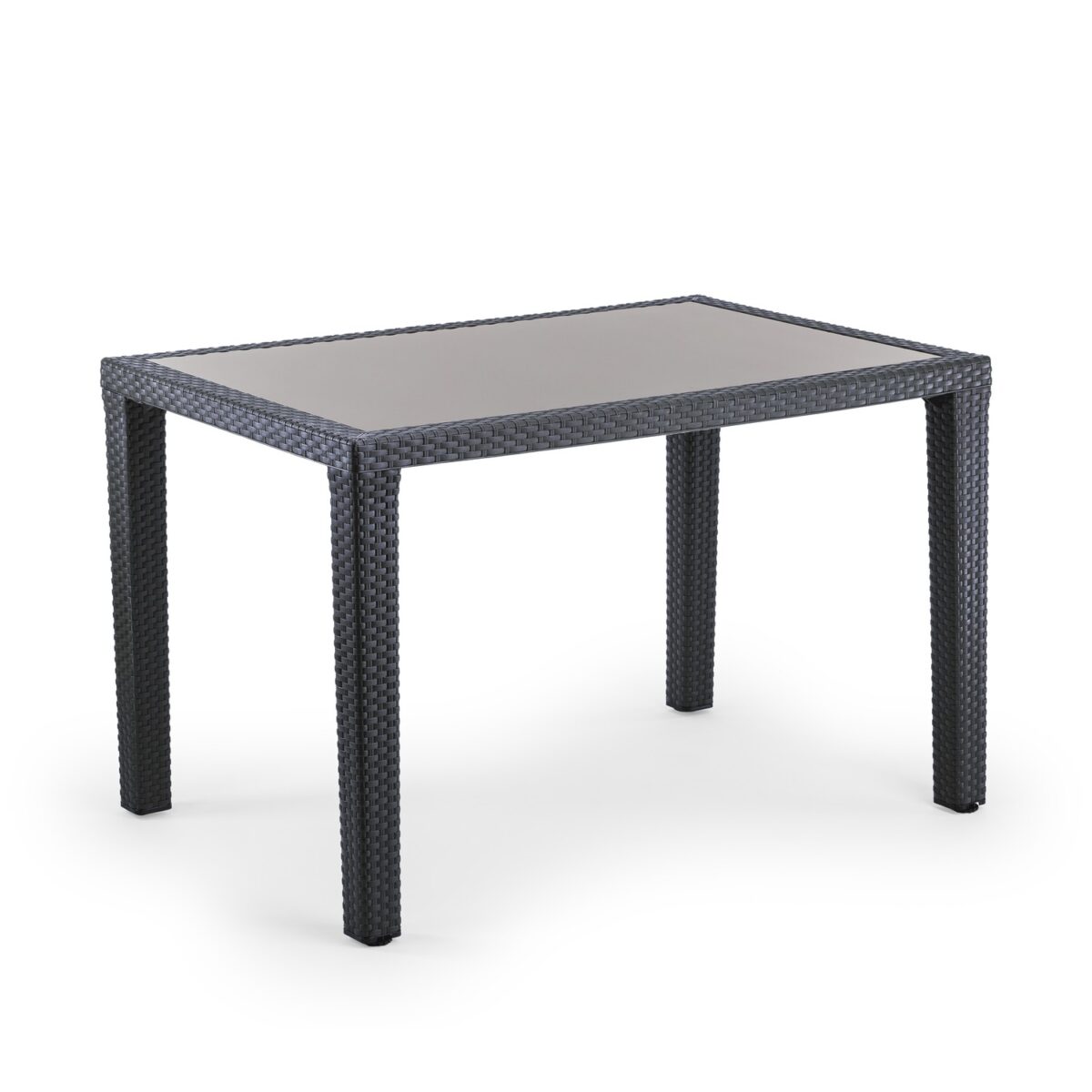 Antares 80x120 - Τετράγωνο Τραπέζι με Τζάμι και 4 Πόδια - Image 3