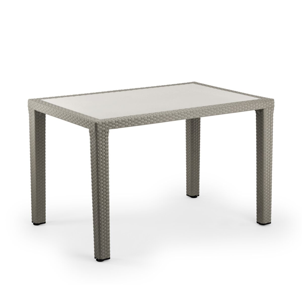 Antares 80x120 - Τετράγωνο Τραπέζι με Τζάμι και 4 Πόδια - Image 6