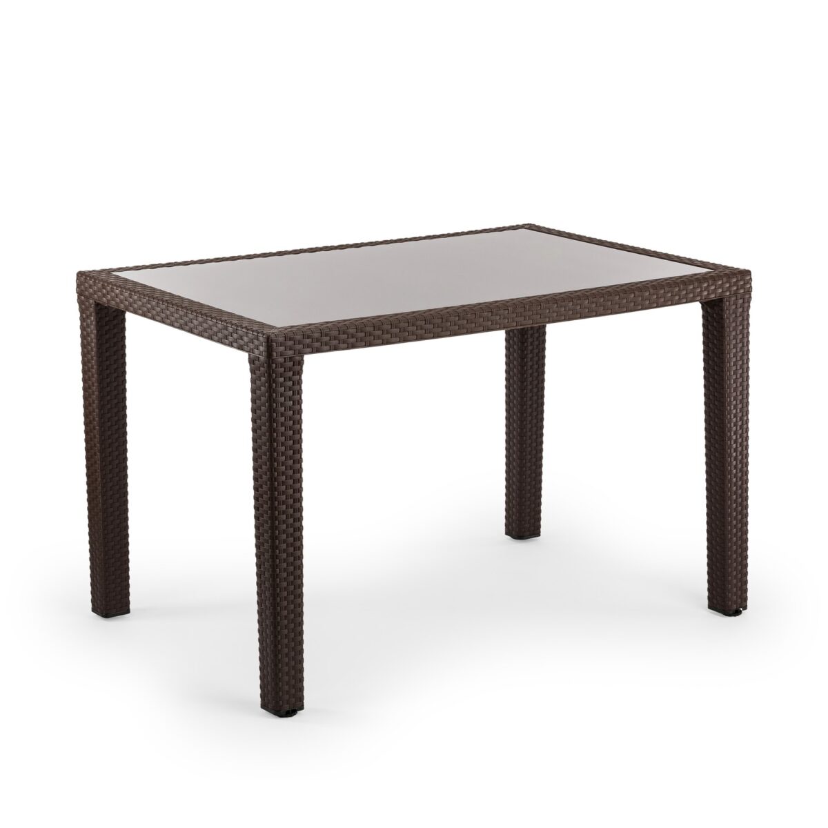 Antares 80x120 - Τετράγωνο Τραπέζι με Τζάμι και 4 Πόδια - Image 5