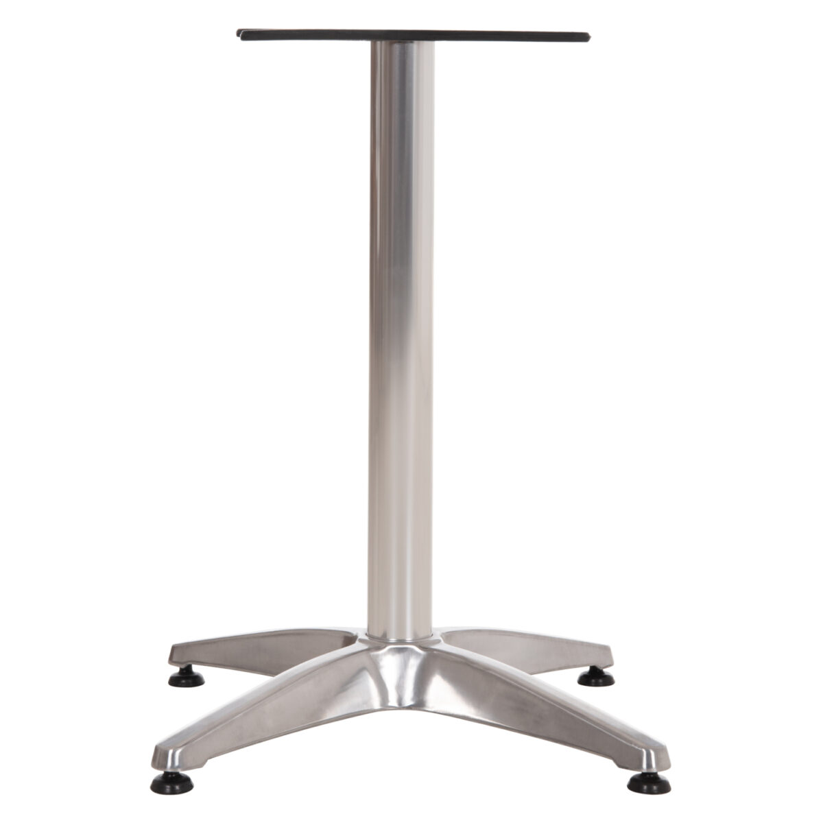 ΒΑΣΗ ΑΛΟΥΜΙΝΙΟΥ 4ΝΥΧΗ 66Χ66X69Υεκ. ΜΕ ΣΤΑΥΡΟ 45Χ45εκ. HM448.01 ΧΡΩΜΙΟΥ - Image 3