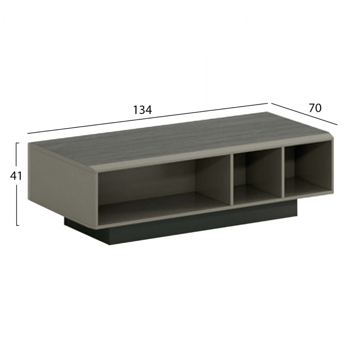 ΕΠΑΓΓΕΛΜΑΤΙΚΟ ΤΡΑΠΕΖΙ ΣΑΛΟΝΙΟΥ LUX SERIES ΣΤΑΧΤΙ ΜΟΚΑ 134X70X41Υεκ. HM2125 - Image 2