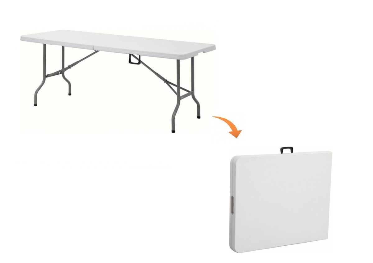 Milano 2.44m x 0.76m - Πτυσσόμενο Τραπέζι Βαλίτσα - Image 2