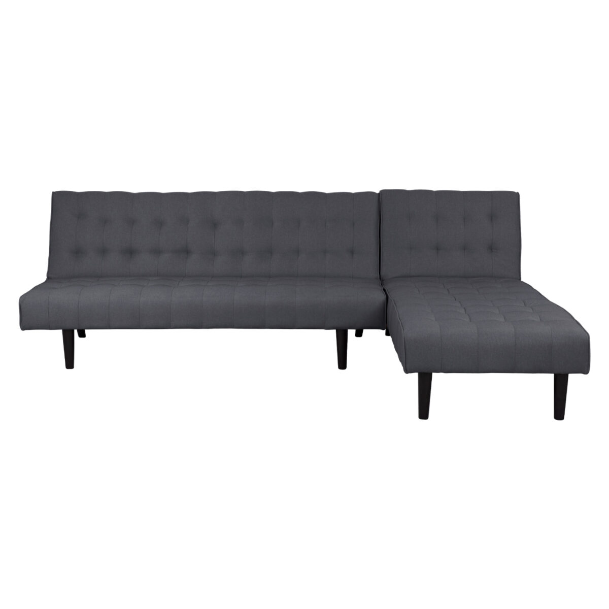 ΚΑΝΑΠΕΣ ΚΡΕΒΑΤΙ ΓΩΝΙΑ ΑΝΑΣΤΡΕΨΙΜΗ ZELDA HM3154.01 ΜΕ ΓΚΡΙ ΥΦΑΣΜΑ 254X163X74Y εκ. - Image 5