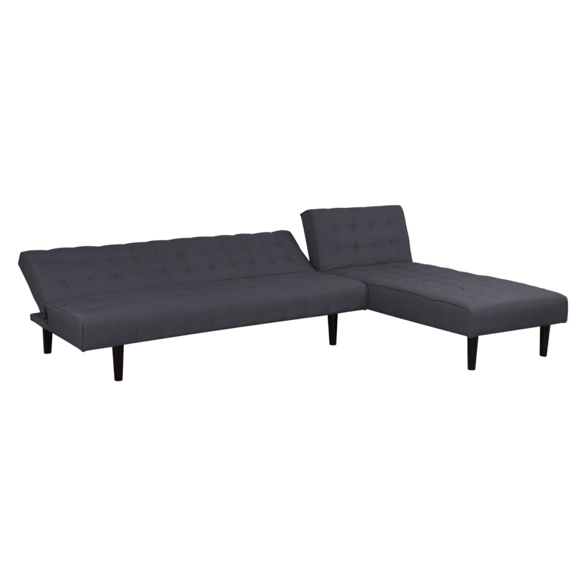 ΚΑΝΑΠΕΣ ΚΡΕΒΑΤΙ ΓΩΝΙΑ ΑΝΑΣΤΡΕΨΙΜΗ ZELDA HM3154.01 ΜΕ ΓΚΡΙ ΥΦΑΣΜΑ 254X163X74Y εκ. - Image 6