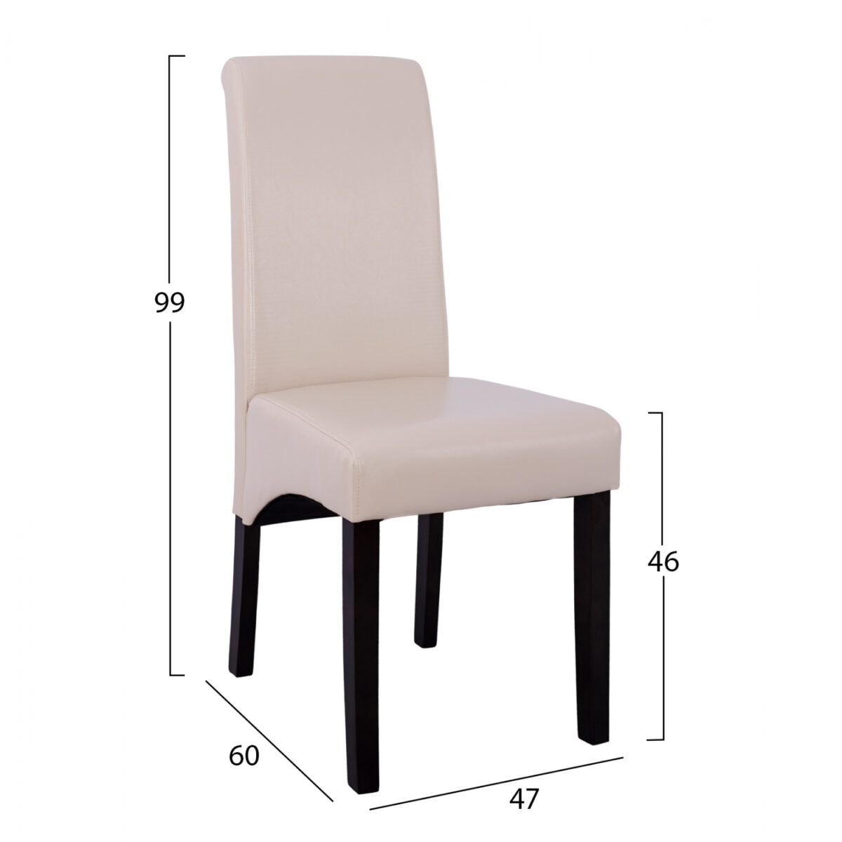 karekla-fb9832802-me-mpez-technoderma-k-1 ΚΑΡΕΚΛΑ ROXIE HM8328.02 ΜΕ ΜΠΕΖ ΤΕΧΝΟΔΕΡΜΑ K/D 47Χ60Χ99 ΕΚ - Image 2