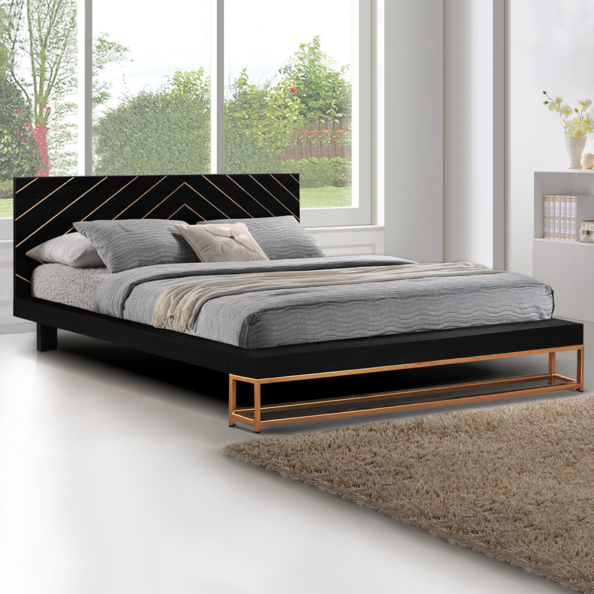 krebati-fb98358-apo-masif-xylo-mango-me-1 ΚΡΕΒΑΤΙ SHERRI HM8358 ΑΠΟ ΜΑΣΙΦ ΞΥΛΟ MANGO ΜΕ ΜΕΤΑΛΛΙΚΑ ΠΟΔΙΑ 160x200 εκ. - Image 2