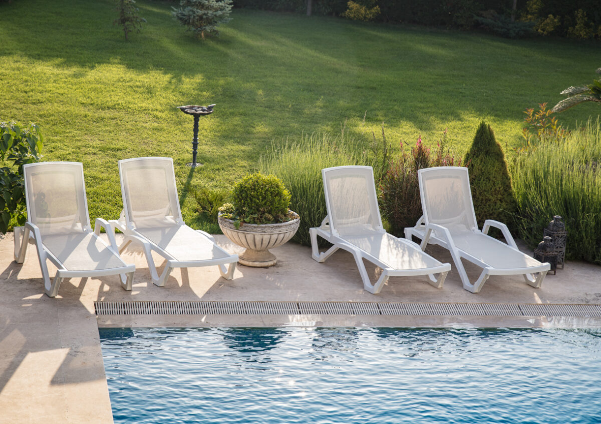 Mare ξαπλώστρα Ivory White - Turquoise - Image 5