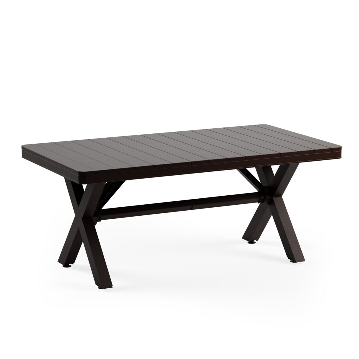 Maroon 1.00x1.80 - Μακρόστενο Τραπέζι με Πόδια σε Σχήμα Χ - Image 5