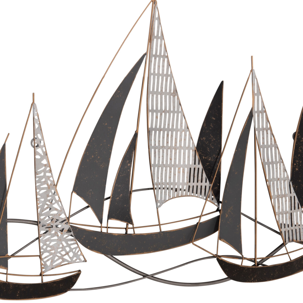 ΜΕΤΑΛΛΙΚΟ ΔΙΑΚΟΣΜΗΤΙΚΟ ΤΟΙΧΟΥ HM7160 ΑΝΘΡΑΚΙ ΛΕΥΚΟ ΧΡΥΣΟ 91x3x55Y εκ. - Image 4