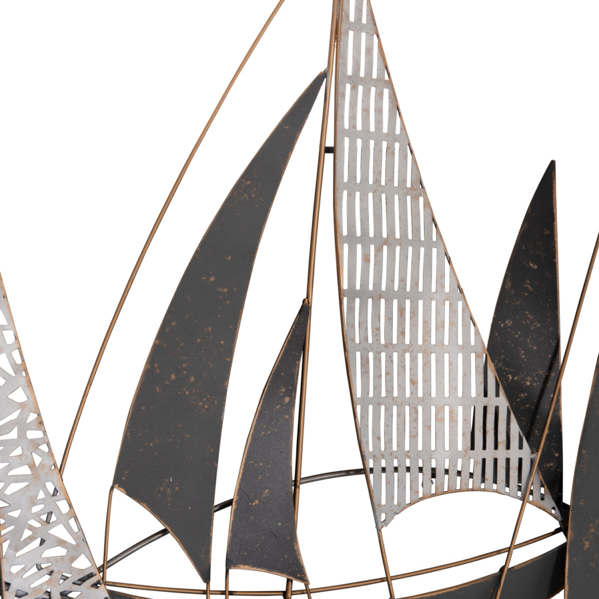 ΜΕΤΑΛΛΙΚΟ ΔΙΑΚΟΣΜΗΤΙΚΟ ΤΟΙΧΟΥ HM7160 ΑΝΘΡΑΚΙ ΛΕΥΚΟ ΧΡΥΣΟ 91x3x55Y εκ. - Image 8